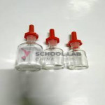 Polystop Clear Glass Dropping Bottle with Teat Pipette - Pack of 10